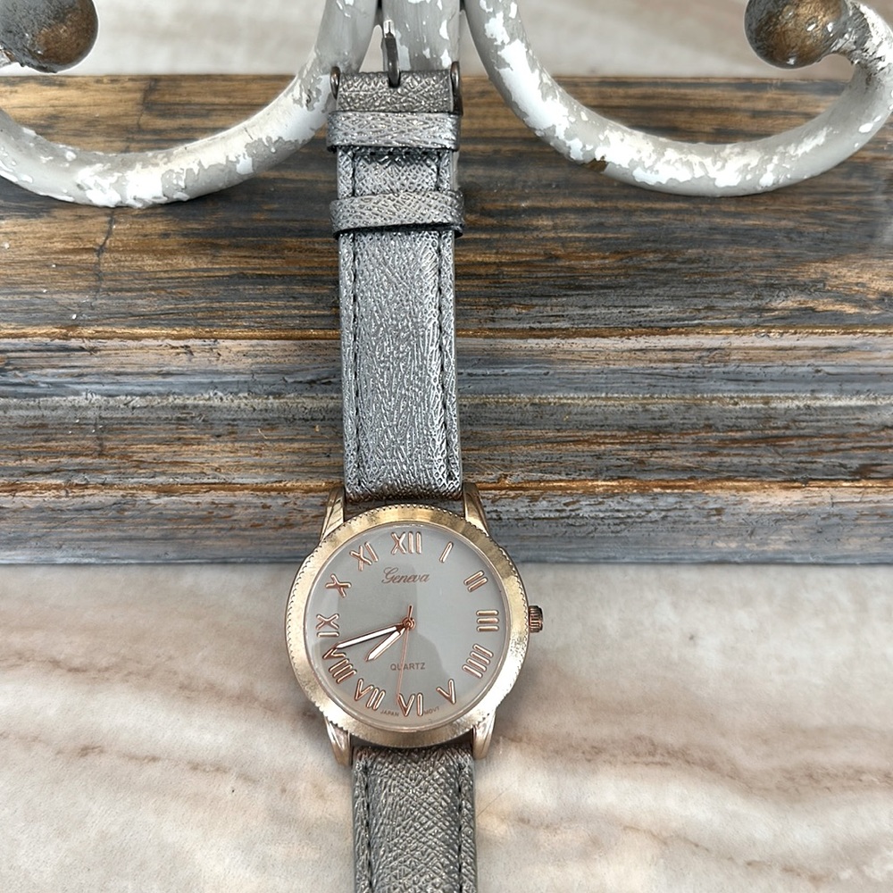 Geneva Stainless Steel Watch